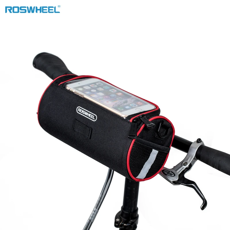 Roswheel Folding bike handlebar bag Bicycle multi functional Handlebar