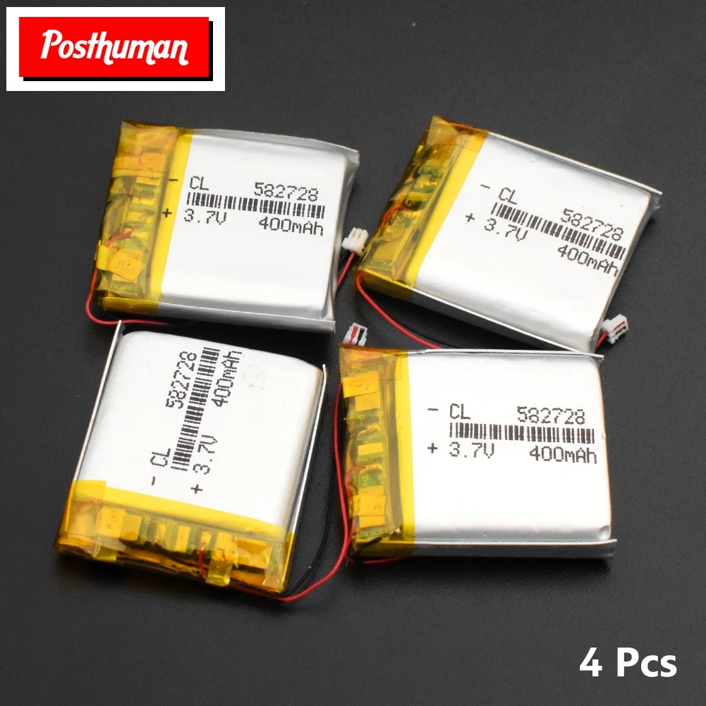 

POSTHUMAN 1/2/4 Pieces 3 7V Volt Li Po Ion Lipo Lithium Polymer Tablet PC E-book Headphone PDA Rechargeable Li Polymer Battery