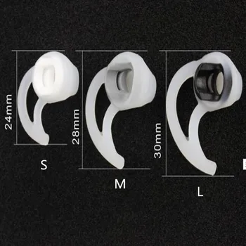 

Linhuipad 3 pairs Replacement Noise Isolation silicone eartips Earbuds ear tips for ie2 ie3 headset headphones earphones(S M L)