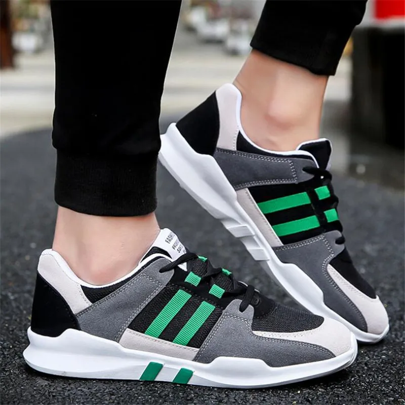 

Spring and summer new breathable mesh surface with sneakers shoes casual students sneakers color matching men's shoes