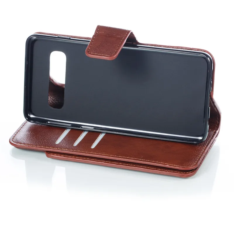 Кожаный чехол для samsung Galaxy S7 Edge, S8, S9, S10 Plus, S10E, Note 9, 8, откидной Чехол-бумажник для карт, магнитный деловой чехол для телефона, Coque