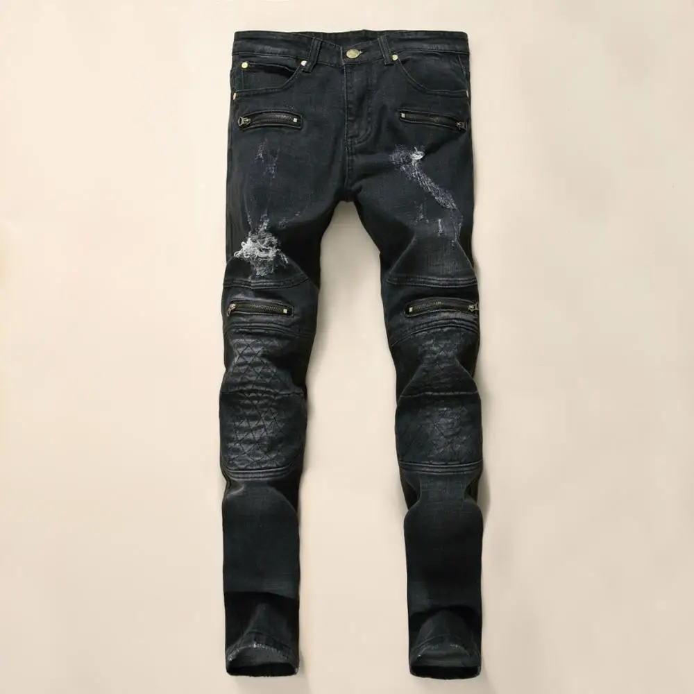 biker jeans hollister