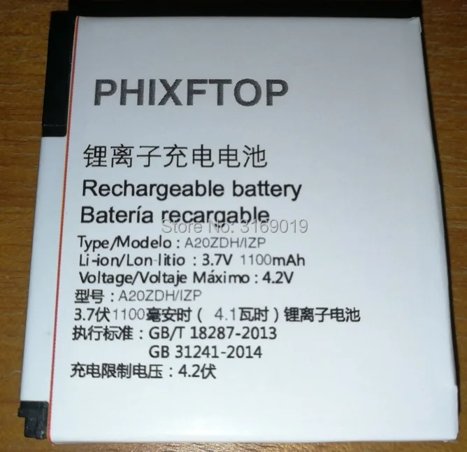 

PHIXFTOP Original battery For Xenium 9@9R X600 cellphone A20ZDH/IZP Battery for Philips Mobile phone