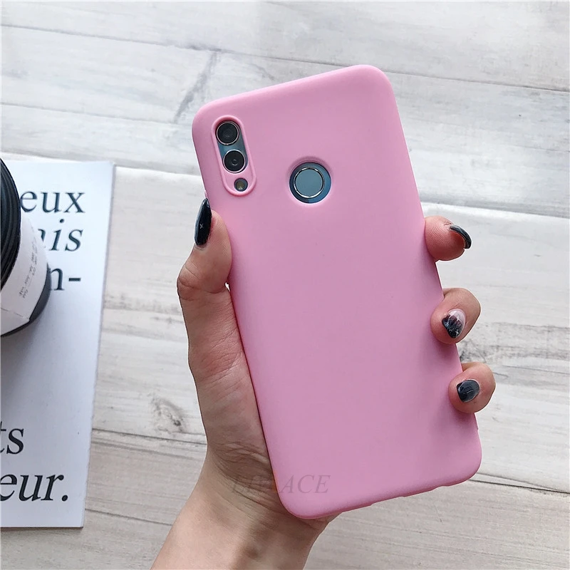 Для samsung galaxy A50 A30 A10 A40 A70 M30 M20 M10 A2 CORE A40S A20E a60 a80 a20 a10e чехол матовый ярких цветов силиконовый чехол на заднюю панель - Цвет: deep pink