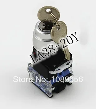 

LA38 20Y3 LA38-20Y/3 Key rotary switch 3 position push button switch