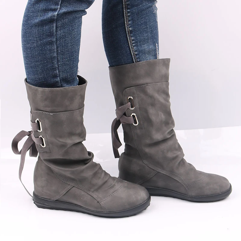 round toe boots womens