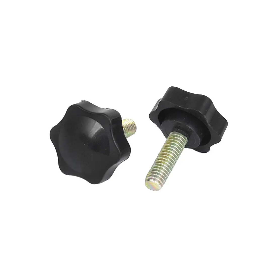 

Plastic Head Screw On Screw Handle M6 Male Thread 23mm diameter 2 pieces