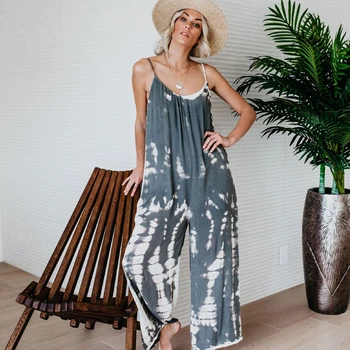 

Summer Sexy Womens Jumpsuit Playsuit Streetwear Print Sleeveless Women Jumpsuits For Women 2019 Elegant Jump Suit Woman Clothes