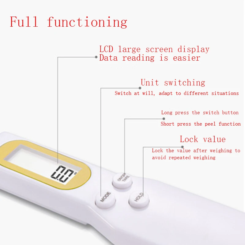 Точные цифровые мерные ложки со шкалой для приготовления пищи, новые кухонные мерные весы с ЖК-дисплеем, кухонные инструменты