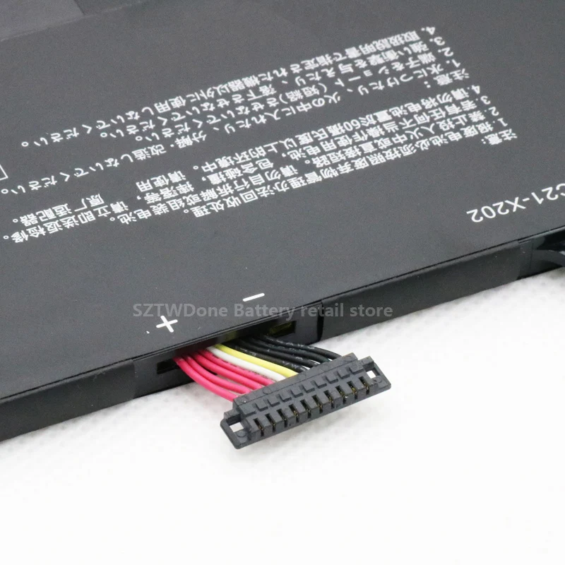 SZTWDone C21 X202 Аккумулятор для ноутбука ASUS VivoBook S200 S200E X201 X201E X202E CT209H CT182H CT1 5136 мА ч|laptop