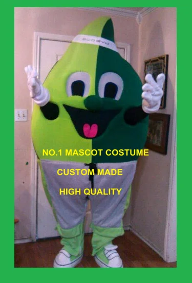 

Lovely Leaf Mascot Costume Adult Tree Leaf Theme Anime Cosply Dress Advertising Mascotte fancy costumes for carnival party 1735