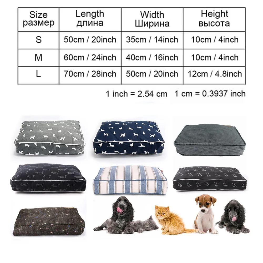 Pet Products Dog Bed Bench Dog Beds Mats For Small Medium Large Dogs Puppy Bed Cat Pet Kennel Lounger Dog Bed Sofa House For Cat (80)