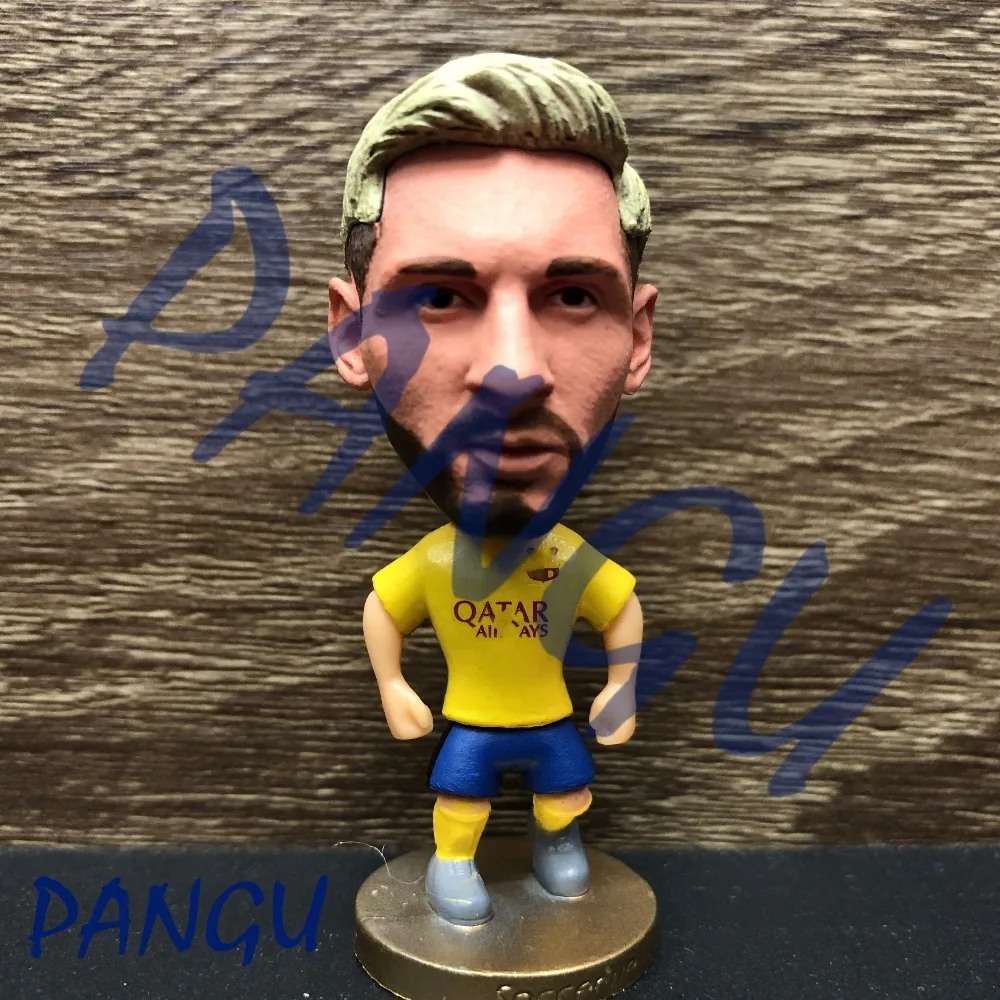 Soccerwe dolls football stars MESSI#10 YELLOW Movable joints resin model toy action figure dolls collectible gift Soccerwe dolls football stars MESSI#10 YELLOW Movable joints resin model toy action figure dolls collectible gift