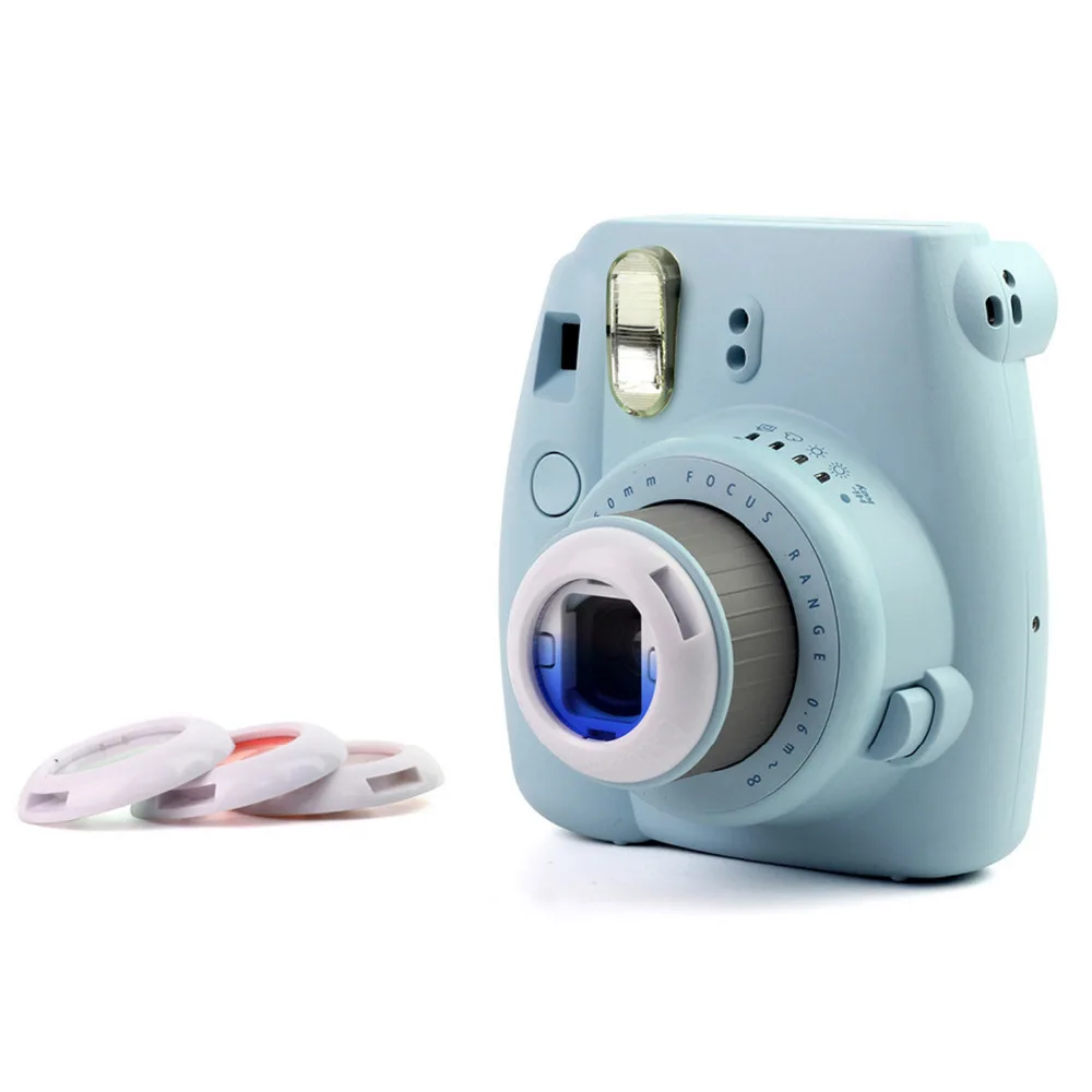 SUNNYLIFE 10 шт. цветной набор фильтров для объектива крупным планом для Fujifilm Instax Mini 8 8+ 9 7s kt мгновенная пленка Polaroid аксессуары для камеры