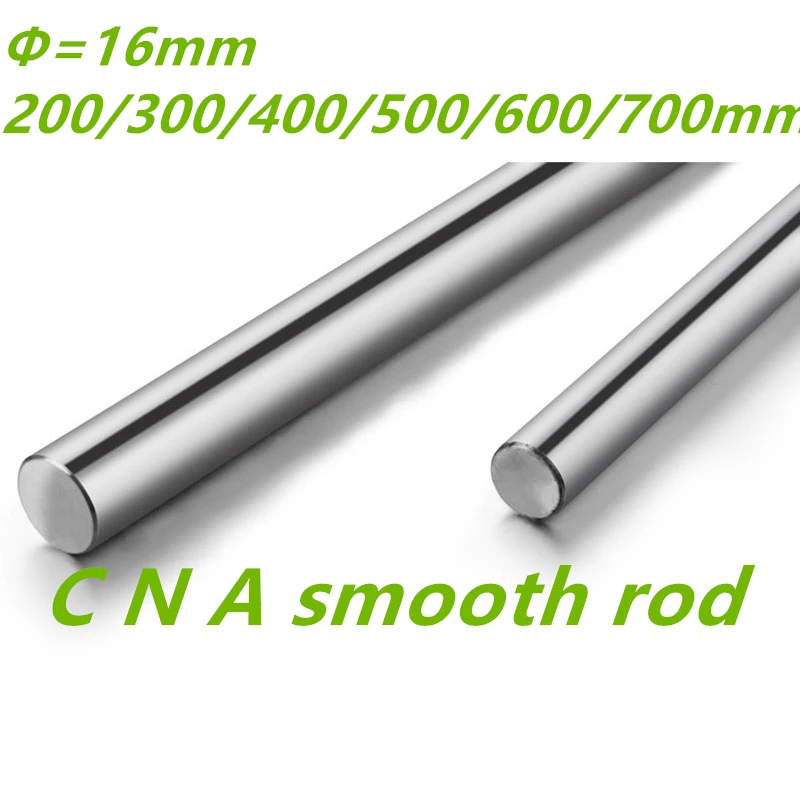 

3D printer rod shaft 16mm linear shaft 200mm 300mm 400mm 500mm 600mm 700mm chrome plated round rod shaft CNC parts
