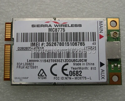 Бесплатная доставка SIERRA MC8775 2G 3G технология HSPA GSM GPRS EDGE Mini PCIe Wi Fi WWAN плата Wireless WLAN