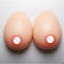 800g/pair C cup False breast Artificial Breasts Silicone Breast Forms Fake boobs realistic Medical silicone breast forms