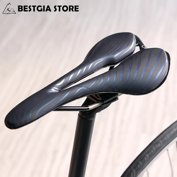 

Lightweight Bicycle Saddle GEL Hollow Road Bike Racing Saddle Ergonomic Cycling Seat Cushion Comfortable Bike MTB Seat Black
