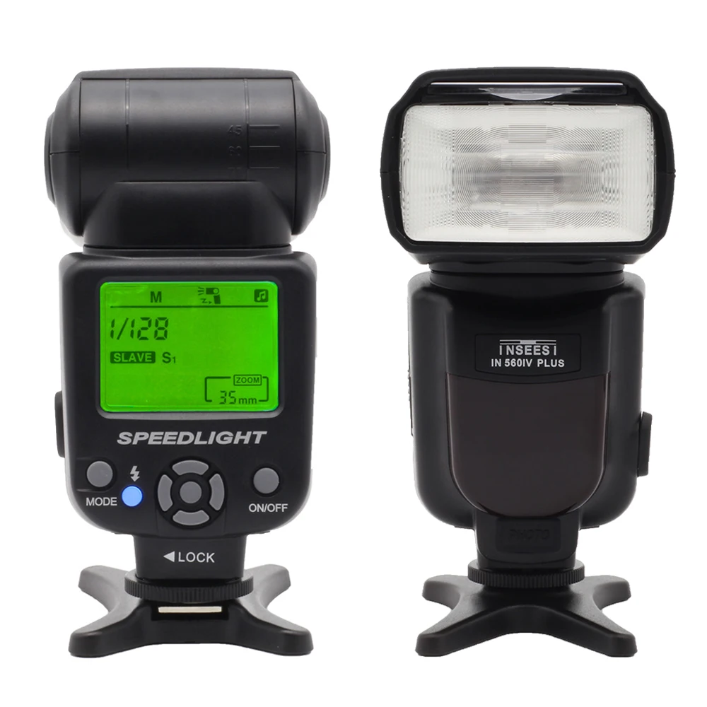 Беспроводная вспышка INSEESI IN560IV PLUS с ЖК дисплеем для Sony A65 A37 A57 A100 A230 A300 A350 A330 и
