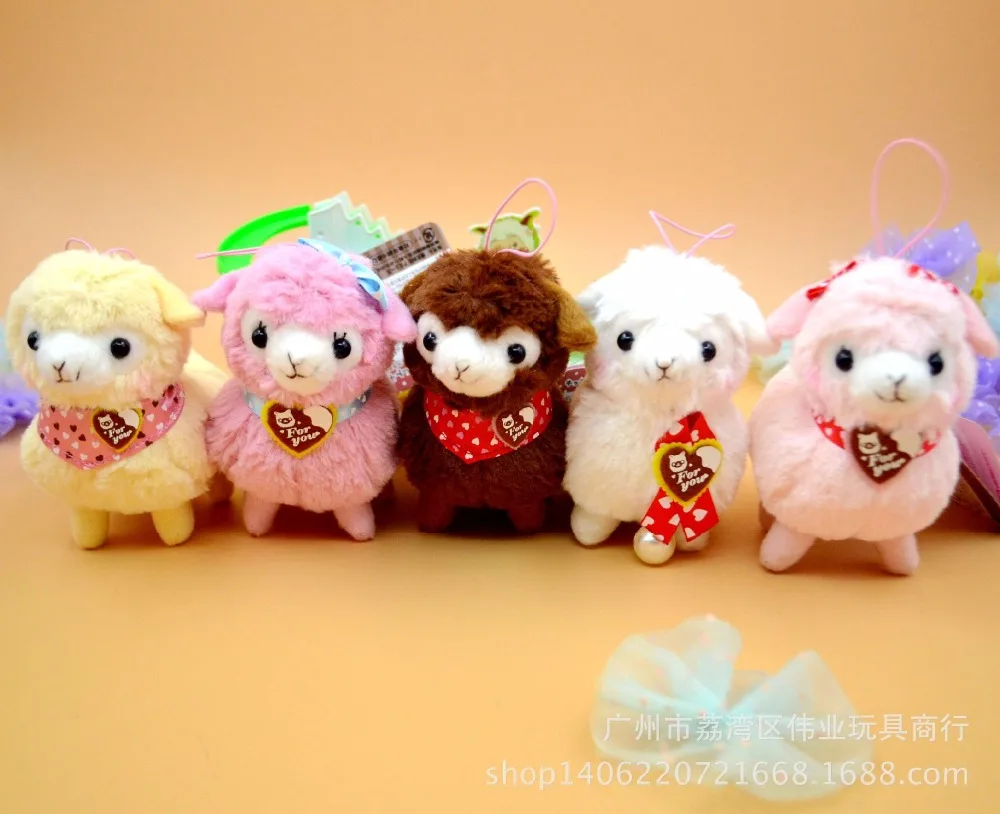 

1pcs Plush animal toys Alpaca soft and stuffed animal dolls 12cm
