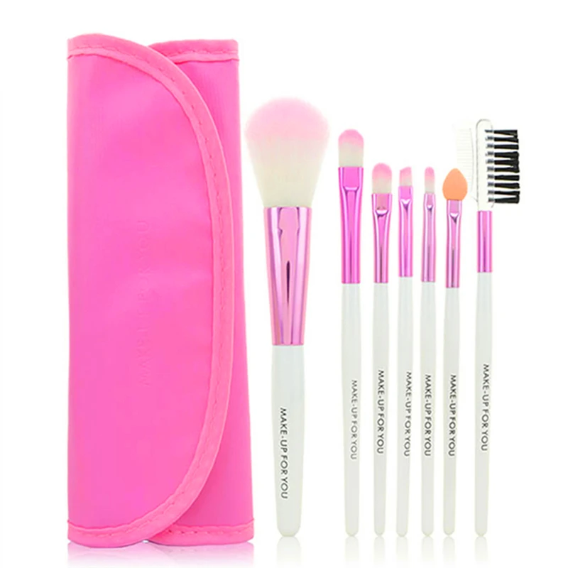 7pcs Makeup Brushes Set Great Cosmetic Beauty Tools Kits for Blush