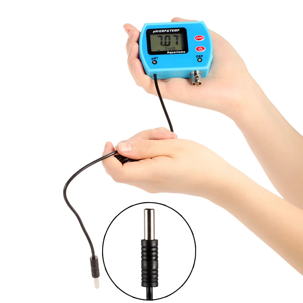 Измеритель PH Цифровой 3 в 1 тестер качества воды мультипараметрический анализатор качества воды онлайн pH/ORP TEMP Meter Acidometer