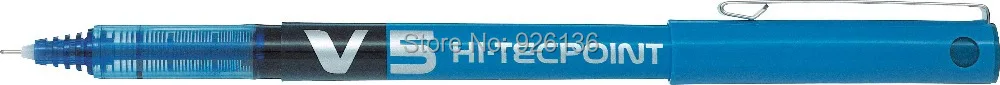 12 шт. пилот V5 HI-TECPOINT 0,5 мм Игла точка Экстра Классическая приковывающая взгляд ручка с жидкими чернилами Шариковая ручка