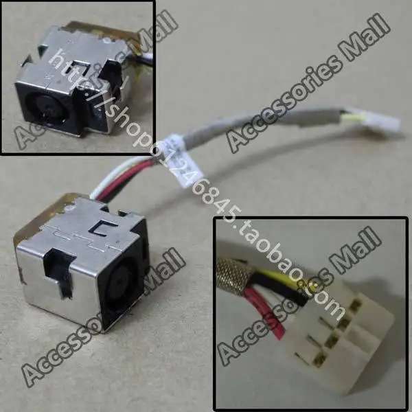 Бренд Сила DC Jack с кабелем для HP DV3 DV3-4000 dv3-2000 2021tx CQ35 CQ36 кабель DC301006300 |