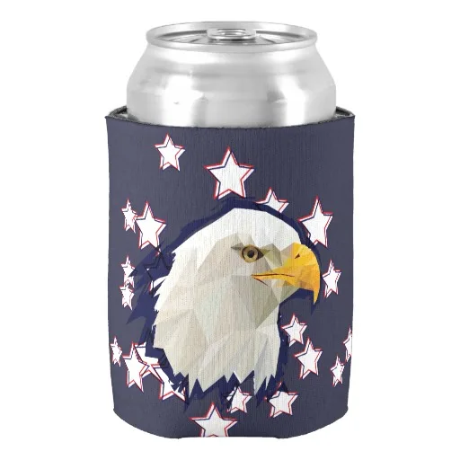 American Eagle Can Cooler Fashion Design Beer Can Holders Vintage