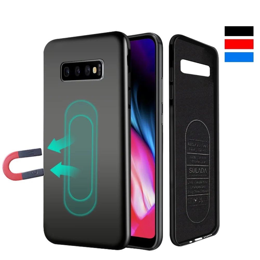 المغناطيسي سيارة الهاتف حقيبة لهاتف سامسونج غالاكسي S10 زائد S10e هواوي P30 Mate20 برو المدمج في المغناطيس لوحة لينة TPU للصدمات غطاء المغناطيسي سيارة الهاتف حقيبة لهاتف سامسونج غالاكسي S10 زائد S10e هواوي P30 Mate20 برو المدمج في المغناطيس لوحة لينة TPU للصدمات غطاء