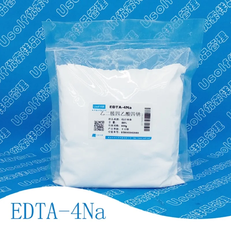 500 г/пакет EDTA-4NA 99% промышленного класса Tetrasodium EDTA