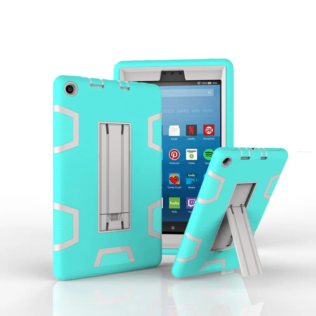

Fashion Contrast Tablet Case With Bracket Drop Protection Anti-fall Scratchproof
