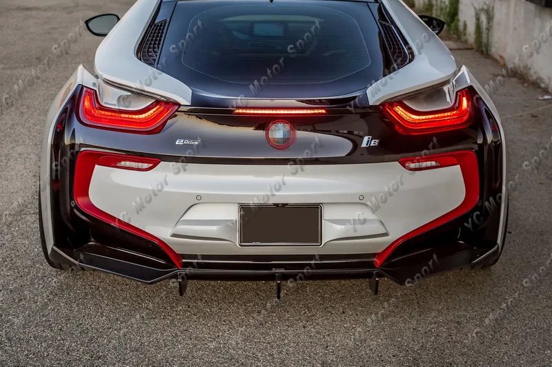 2014-2017 BMW i8 Vorsteiner VR-E Style Rear Lip Diffuser DCF (30)