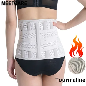 

Warm Tourmaline Self-heating Waist Support Belt Correction Lumbar Brace Back Pain Ultralight Cartilage Posture Brace Corrector