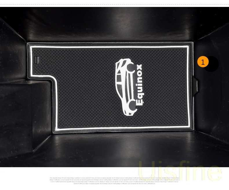 Слот-коврик для двери водная подставка противоскользящая Накладка для хранения Пылезащитная накладка модификация автомобильные аксессуары для Chevrolet Equinox