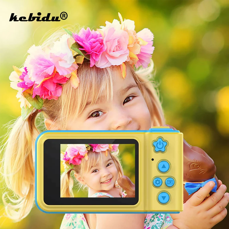 

kebidu 2 Inch 8MP 1080P Mini Cam Digital Camera for Kids Baby Cute Cartoon Multifunction Toy Camera Children Birthday Best Gift