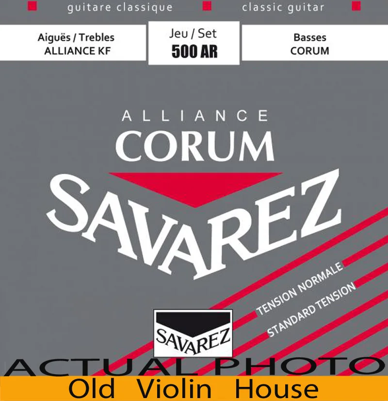 Оригинальный Саварез классической 500AR гитарные струны, полный комплект ,нормальное Напряжение,Бесплатная доставка! Оригинальный Саварез классической 500AR гитарные струны, полный комплект ,нормальное Напряжение,Бесплатная доставка!