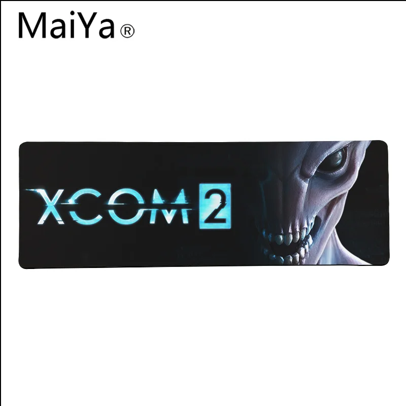 Maiya высокое качество игры XCOM 2 DIY дизайн игровой с узором коврик для мыши резиновый ПК компьютерный игровой коврик - Цвет: Lock Edge 40X90cm