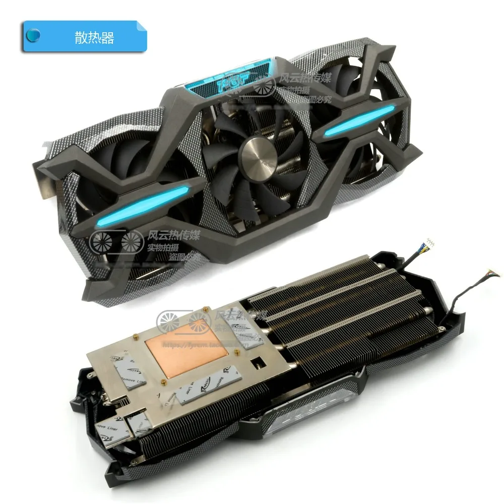 Для ZOTAC GTX1080 GTX1070Ti GTX1070 PGF Видеокарта кулер вентилятор с радиатором