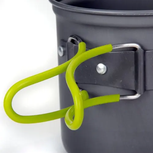Buena oferta de Excursión Que Acampa Plegable Juego de Utensilios Pot Pan