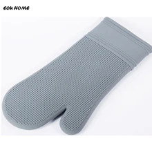 Длинные термостойкие и термостойкие хлопковые микроволновые рукавицы духовка кухонные теплые перчатки для рук барбекю Кухня Инструменты для приготовления пищи 1 шт