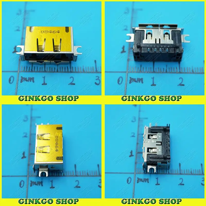 3pcs/lot Laptop Motherboard eSATA USB Jack Combo Interface Laptop ESATA USB Jack / USB Socket