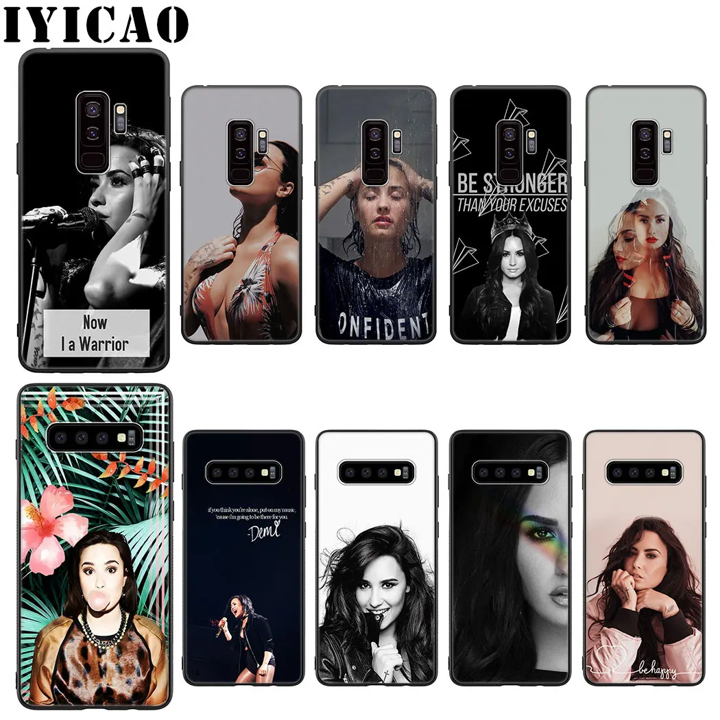 IYICAO Demi Lovato сексуальный мягкий силиконовый чехол для samsung Galaxy S10 S9 S8 Plus S10e S6 S7 Edge