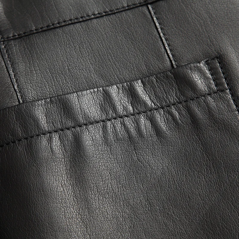 Роскошная брендовая мужская куртка из коровьей кожи, модная однотонная куртка из натуральной кожи с воротником с лацканами, однобортный Блейзер размера плюс M-4XL
