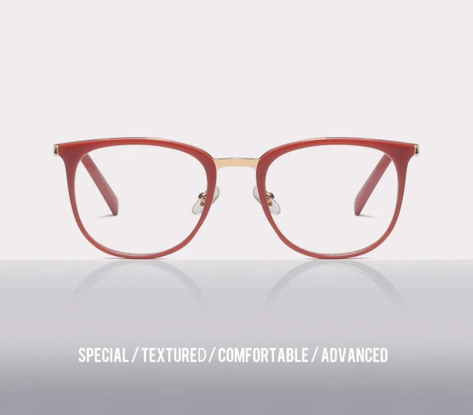 CCSPACE, женские квадратные оправы для очков, женские металлические ножки, фирменный дизайн, оптические очки, модные очки, компьютерные очки 45466