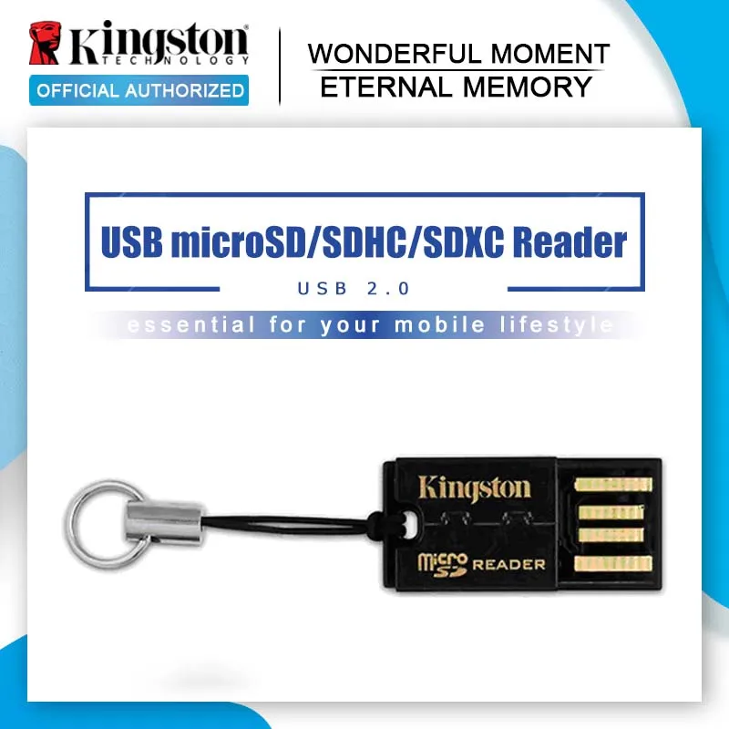 Kingston USB 2 0 Micro SD кардридер microSD microSDHC microSDXC флэш карта памяти адаптер|memory card adapter|card