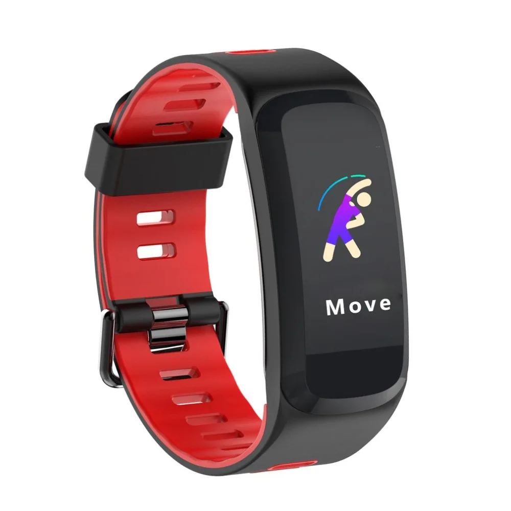 

F4 Women Fitness Intelligent Bracelet Watch Smart Wristband Heart Rate Monitor Blood Pressure Color Screen Band 2018 New