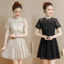 Летнее кружевное платье для девочек-подростков бежевая Цветочная детская одежда платья для девочек 12, 14, 16 лет