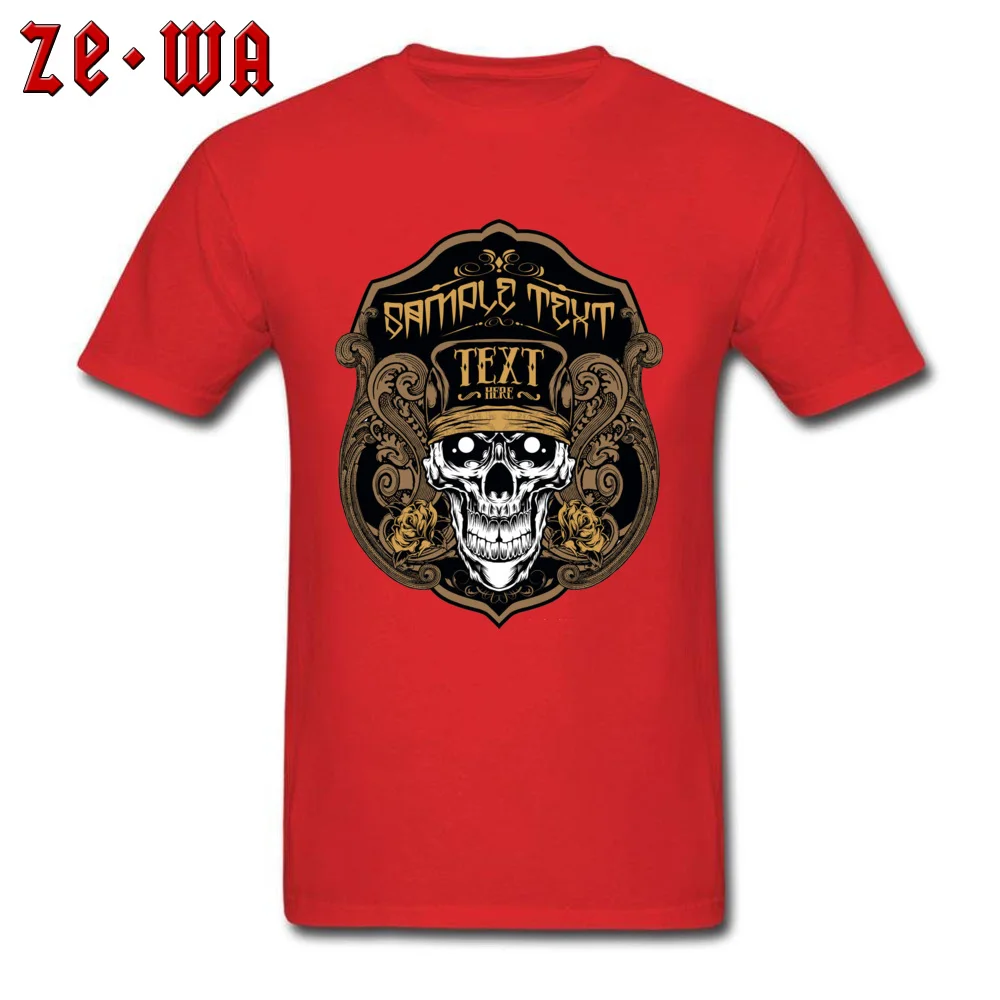  Men T Shirts grand theft skullyy Printed On Tops Shirt 100% Cotton Crewneck Short Sleeve Casual Sweatshirts Summer grand theft skullyy red