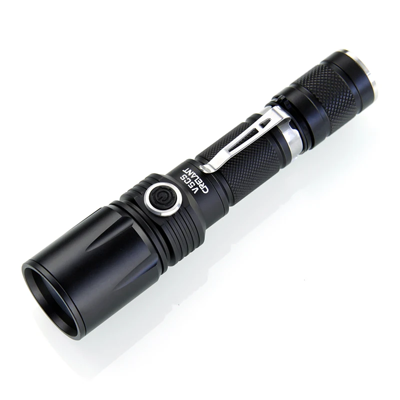Тактический фонарик CRELANT V5CS 10 Вт CREE светодиодный гальванический с затемнением